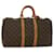 Louis Vuitton Monogram Keepall 45 Boston Bag M41428 LV Auth 55197 Cloth  ref.1098877