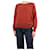 Autre Marque Maglia girocollo in cashmere a maglia fine color ruggine - taglia L Cachemire  ref.1098975