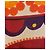 Sciarpa sublime 60s Pierre Cardin seta selvaggia motivi geometrici multicolori Rosso Beige Arancione Porpora - vista 5