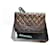 Chanel Wallet on chain mademoiselle clasp Silvery Leather  ref.1099204