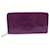 NEW LOUIS VUITTON ZIPPY WALLET MONOGRAM VARNISH LEATHER M90140 Wallet Purple Patent leather  ref.1099249