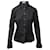 Handbesticktes Prada-Hemd aus schwarzer Baumwolle  ref.1099323