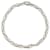 Hermès VINTAGE HERMES BRACELET MINI ANCHOR CHAIN BY PERCIN T19 in silver 925 SILVER Silvery  ref.1099429