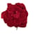 Altri gioielli SPILLA VINTAGE CHANEL CAMELIA IN VELLUTO ROSSO CIRCA 1980 SCATOLA PER SPILLA IN VELLUTO  ref.1099440
