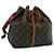 Bolsa de ombro LOUIS VUITTON Monogram Petit Noe M42226 Autenticação de LV 55366 Monograma Lona  ref.1099795