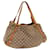 GUCCI GG Canvas Shoulder Bag Leather Beige Orange Auth 54329 Cloth  ref.1099812