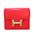 Constance Hermès Hermes wallets Red Leather