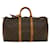 Louis Vuitton Keepall 50 Brown Cloth  ref.1100257