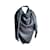 Scialle classico monogramma Louis Vuitton Grigio  ref.1100402