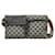 Gucci Brown GG Canvas Web Double Pocket Belt Bag Beige Cloth Cloth  ref.1100611