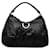 Gucci Leather D-Ring Shoulder Bag 189833 Black  ref.1100887