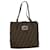 FENDI Zucca Canvas Shoulder Bag Black Brown Auth 56759  ref.1101305
