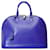 LOUIS VUITTON Alma Bag in Purple Leather - 101535  ref.1101455