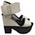 Céline CELINE  Sandals T.eu 37 leather Cream  ref.1101456