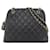 Chanel CC Matelasse Chain Shoulder Bag Black Leather  ref.1101632