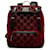 Roter Gucci-Rucksack mit GG-Samt gefütterter Schnalle Leder Kalbähnliches Kalb Tuch  ref.1101818