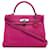 Hermès Hermes Pink 2005 Togo Kelly Retourne 32 Leather Pony-style calfskin  ref.1101823