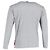 Thom Browne Camiseta de manga larga con bolsillo en algodón gris - vista 3