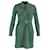 Marc Jacobs Kleid mit Gürtel und Reißverschluss aus grünem Polyester  ref.1102065