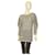 Stella Mc Cartney Stella McCartney Black White Stripes Cashmere Knit Boat Neck Sweater Top size 44 Beige  ref.1102423