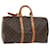 Louis Vuitton Monogram Keepall 45 Boston Bag M41428 LV Auth 56245 Cloth  ref.1102584
