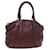 PRADA Hand Bag Leather Wine Red Auth ep1923  ref.1102603