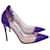 Gianvito Rossi Plexi Heels in Purple Patent Leather and Clear PVC Plastic  ref.1102900