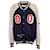Off White Off-White Eagle Patch Varsity Jacket in Navy Blue Cotton  ref.1102906