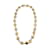 Chanel Colar acolchoado de metal dourado vintage  ref.1102925