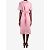Heidi Klein Rosafarbenes Seersucker-Karokleid mit Unterkleid – Größe FR 34 Pink - Ansicht 2