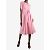 Heidi Klein Rosafarbenes Seersucker-Karokleid mit Unterkleid – Größe FR 34 Pink - Ansicht 3