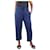 Autre Marque Marineblaue Jogginghose mit geradem Bein – Größe L Baumwolle  ref.1103235