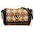 Gucci Brown GG Marmont Raffia Crossbody Bag Black Beige  ref.1103345