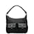 Gucci Bolsa de ombro com bolso forrado em lona GG 293581 Preto  ref.1103652