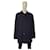 Jaqueta masculina Burberry azul escuro, casaco de comprimento médio, tamanho médio 60 Algodão  ref.1103840