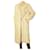Autre Marque TWICE by Tittaporta giacca in pelliccia stile lungo in pelliccia di coniglio bianco taglia 44 Pelle  ref.1103906