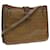 FENDI Zucchino Canvas Shoulder Bag Brown Auth 56785  ref.1103986