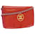 CHANEL Chain Shoulder Bag Patent Leather Orange CC Auth bs8828  ref.1103987