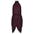 Autre Marque Monique Singh, Burgundy draped dress Red Polyester  ref.1104105