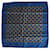 Hermès Lenços de seda Azul  ref.1104181