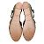 Hermès Hermes dunkelolivgrüne Espadrille-Keilsandalen - Ansicht 6