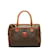 Céline Macadam Mini Boston Bag Brown Cloth  ref.1104362