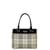 Burberry Handtasche aus Canvas und Leder mit House Check-Muster Braun Leinwand  ref.1104400