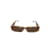 LINDA FARROW Sonnenbrille T.  Plastik Kamel Kunststoff  ref.1104471
