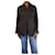 Issey Miyake Braune, plissierte Jacke mit Knöpfen – Größe L Polyester  ref.1104649
