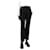 Autre Marque Black bootleg trousers - size UK 4 Polyester  ref.1104650