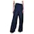 Golden Goose Deluxe Brand Pantalón azul brillo - talla M Viscosa  ref.1104658