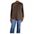 Autre Marque Jersey marrón con cuello redondo y botones - talla M Castaño Cachemira  ref.1104663