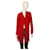Emilio Pucci Red Virgin Wool Knit & Lace Open front Cardigan Cardi size L  ref.1104694