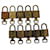 Louis Vuitton padlock 10set Gold Tone LV Auth ep1990 Metal  ref.1104768